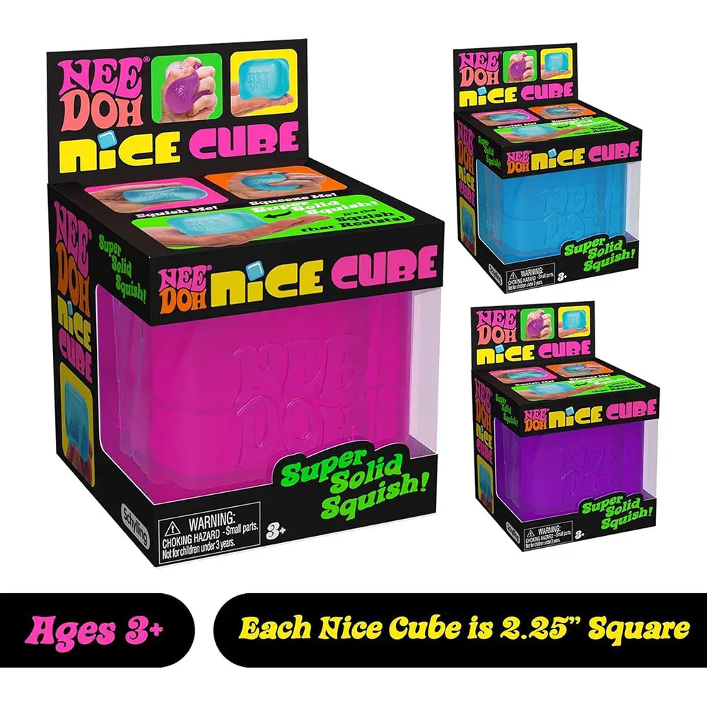 Schylling NeeDoh Nice Cube - 2.25" Premium Sensory Stress Relief Toy
